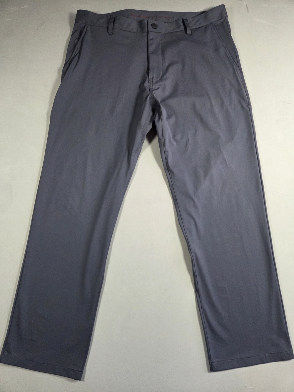 RHONE Men's Slate Gray Performance Pants Size 36x29